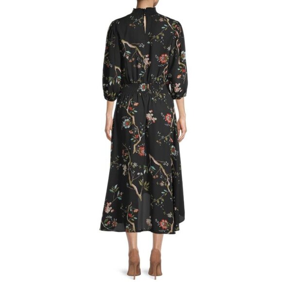 Nanette Lepore Floral-Print A-Line Midi Dress - Picture 3 of 10